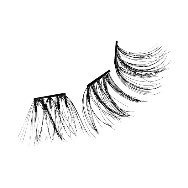 imPRESS Falsies Self Adhesive Eyelashes, 12 Lash Clusters - Airy
