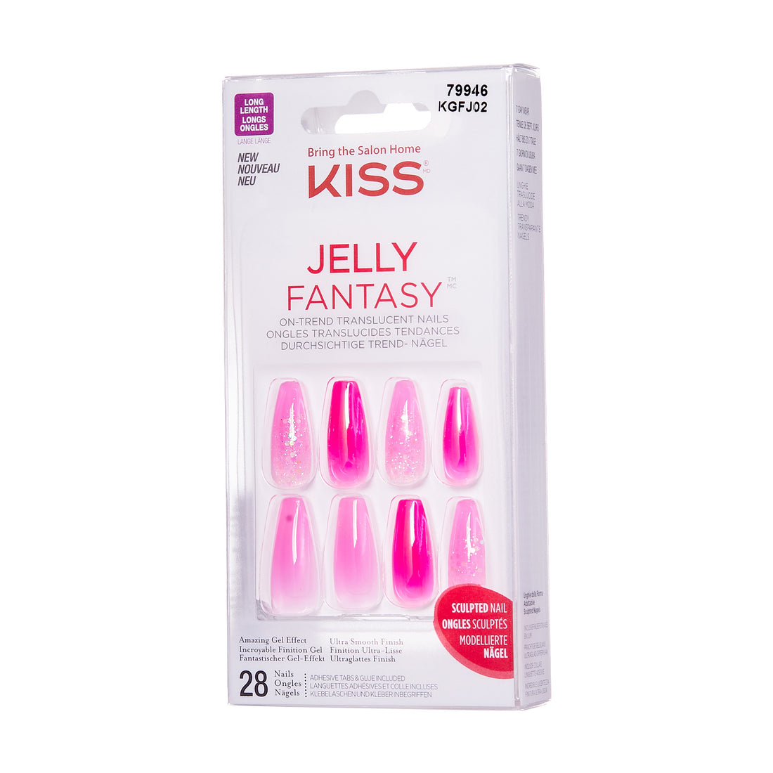 KISS Gel Fantasy Jelly Nails - Jelly Baby