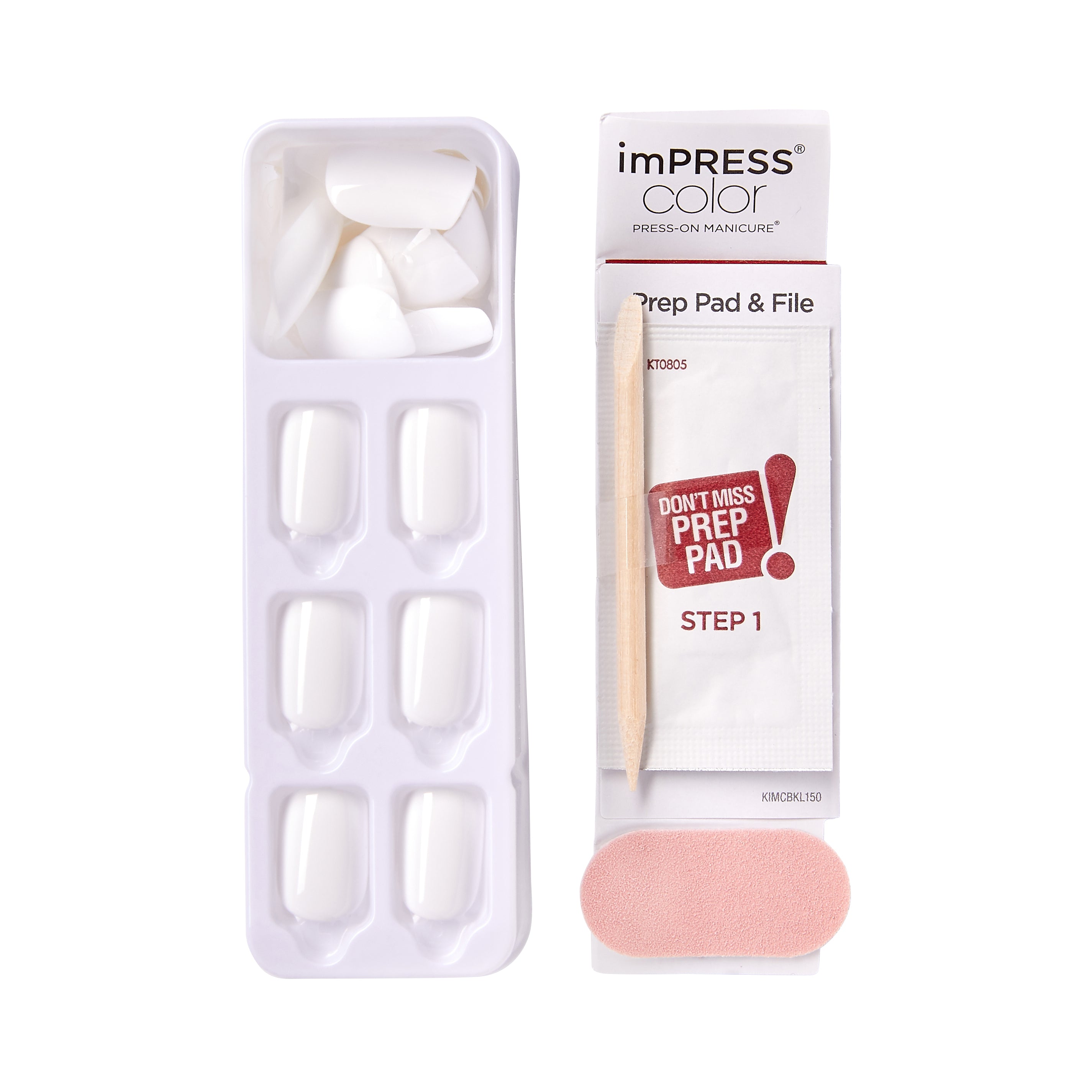 imPRESS Color Press-On Manicure Short Square- Frosting