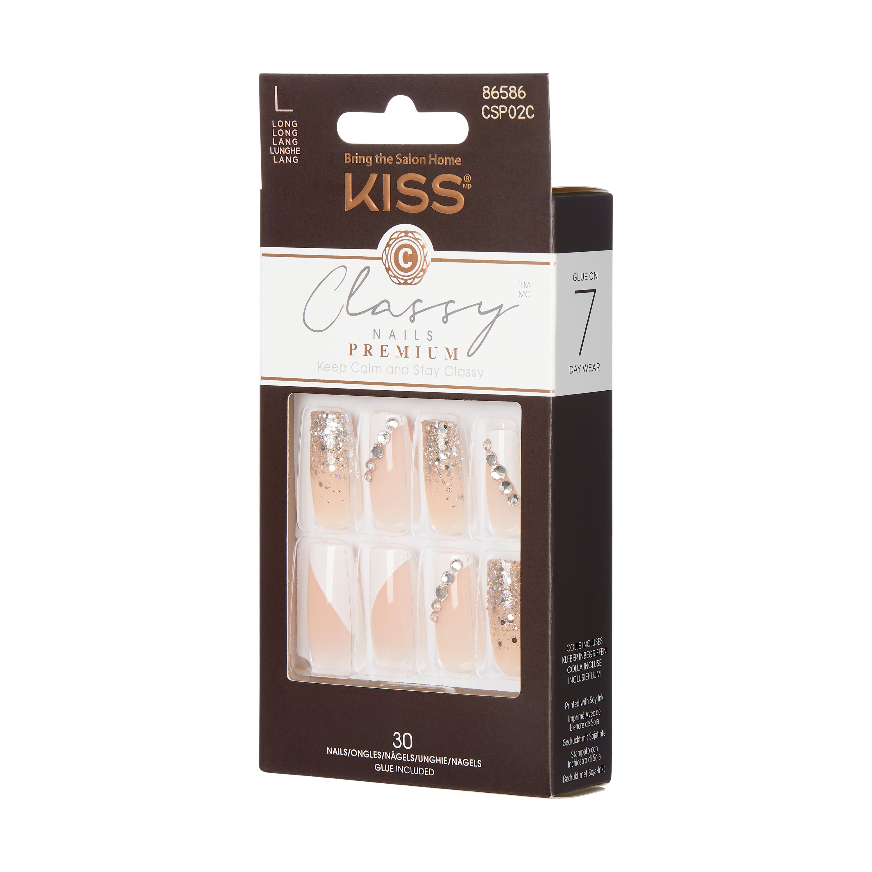 KISS Premium Classy Nails - Gorgeous