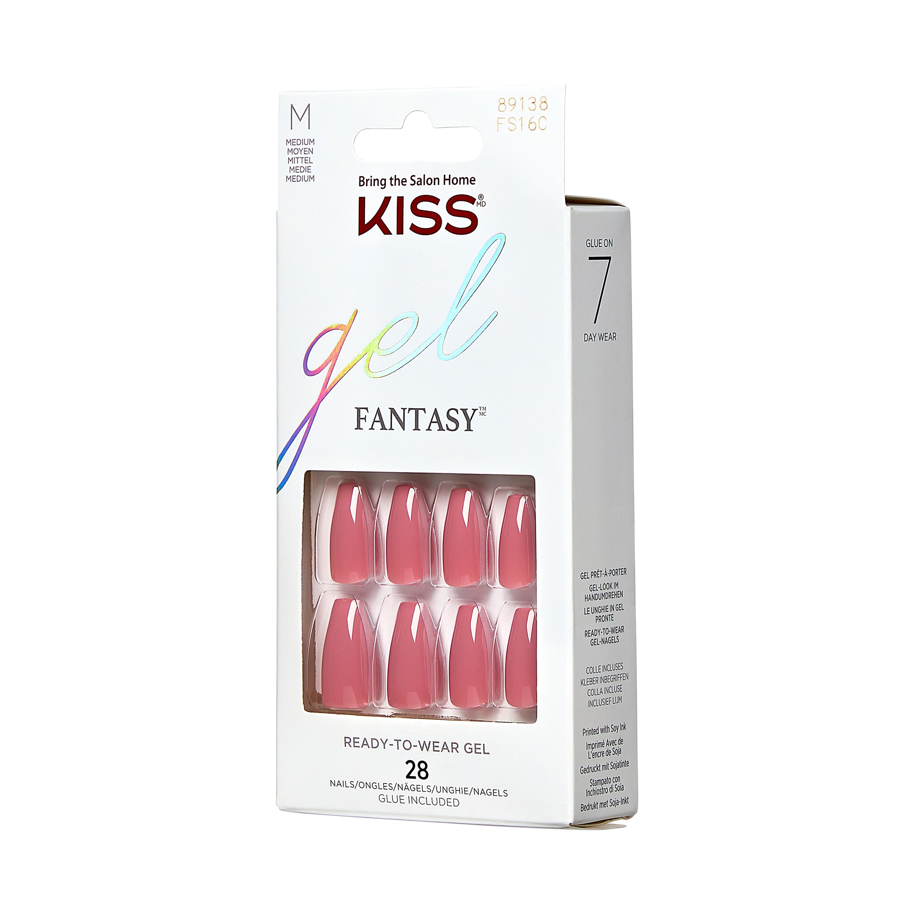 KISS Gel Fantasy Sculpted Nails - Letter To Ur EX