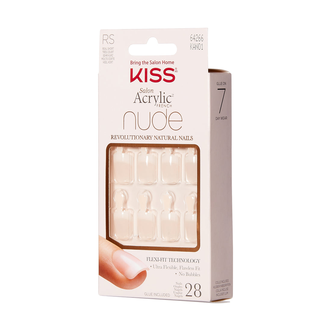 KISS Salon Acrylic French Nude Nails - Breathtaking