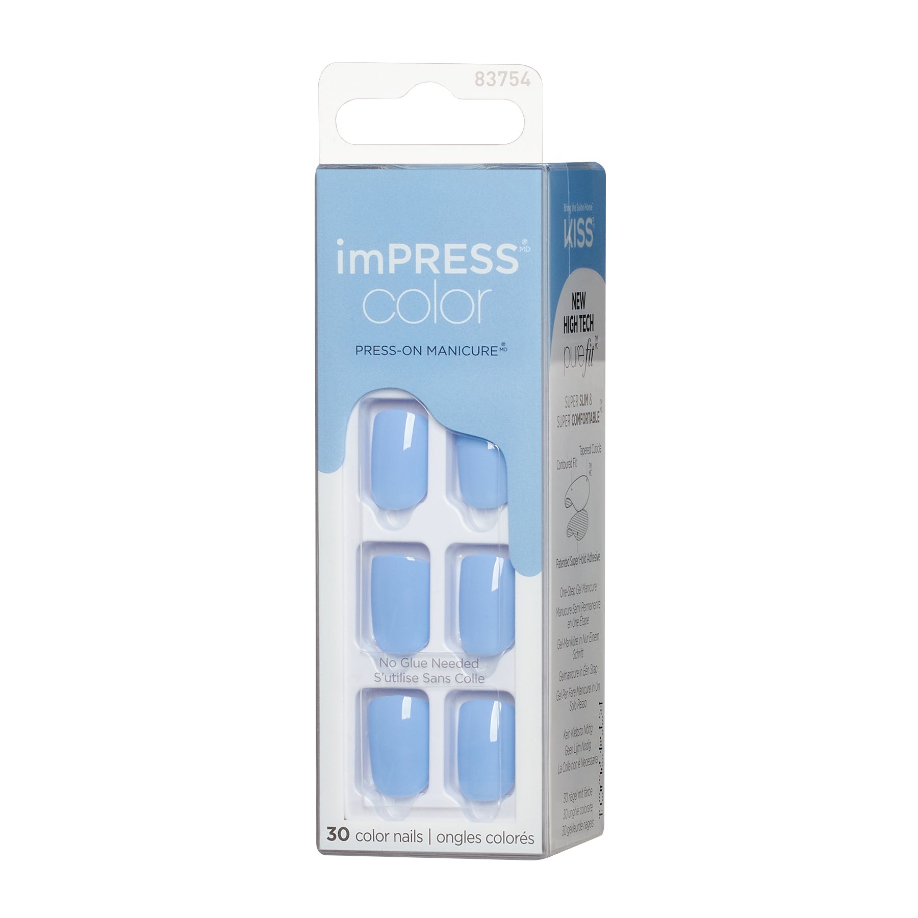 imPRESS Color Press-On Manicure - Baby Why So Blue