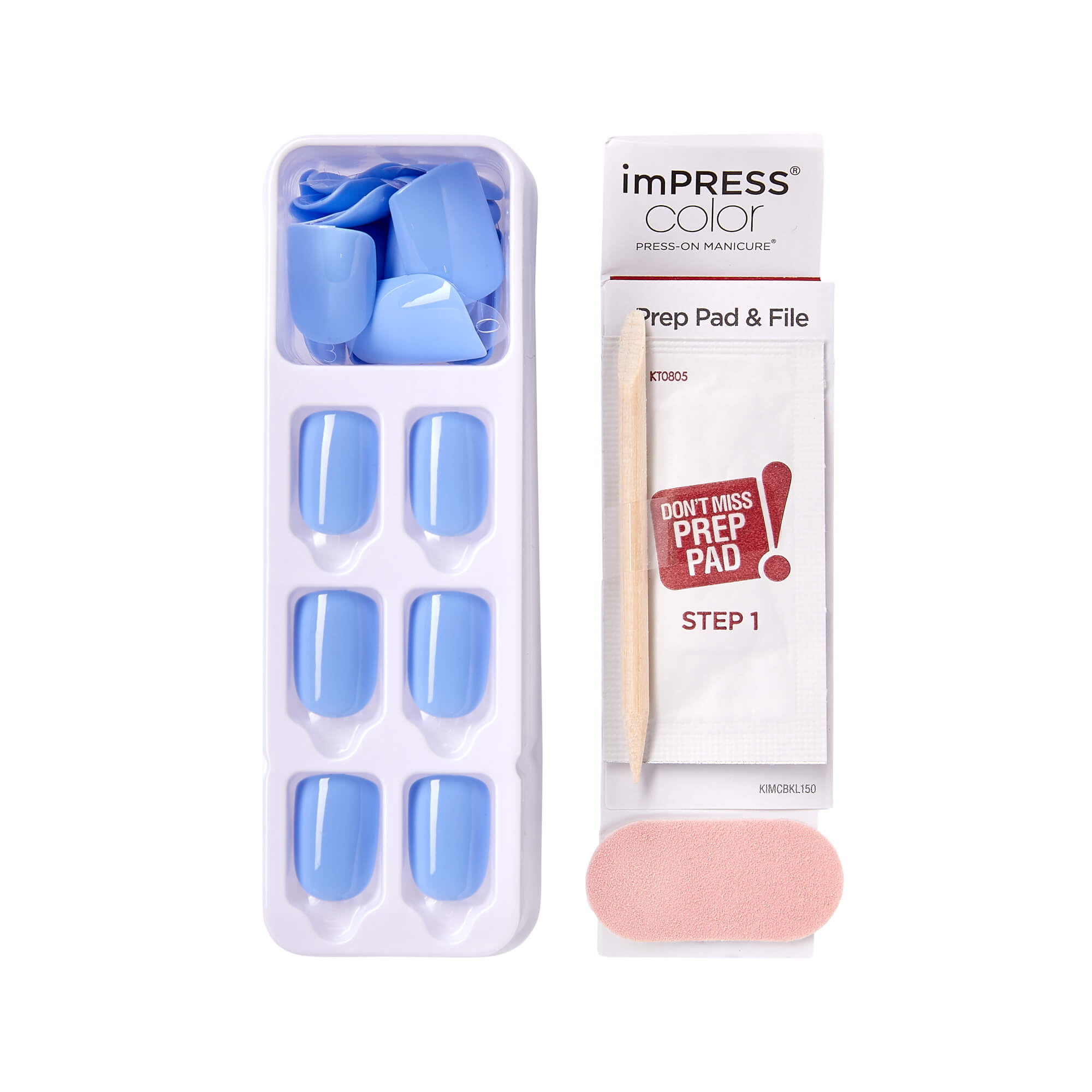 imPRESS Color Press-On Manicure - Baby Why So Blue