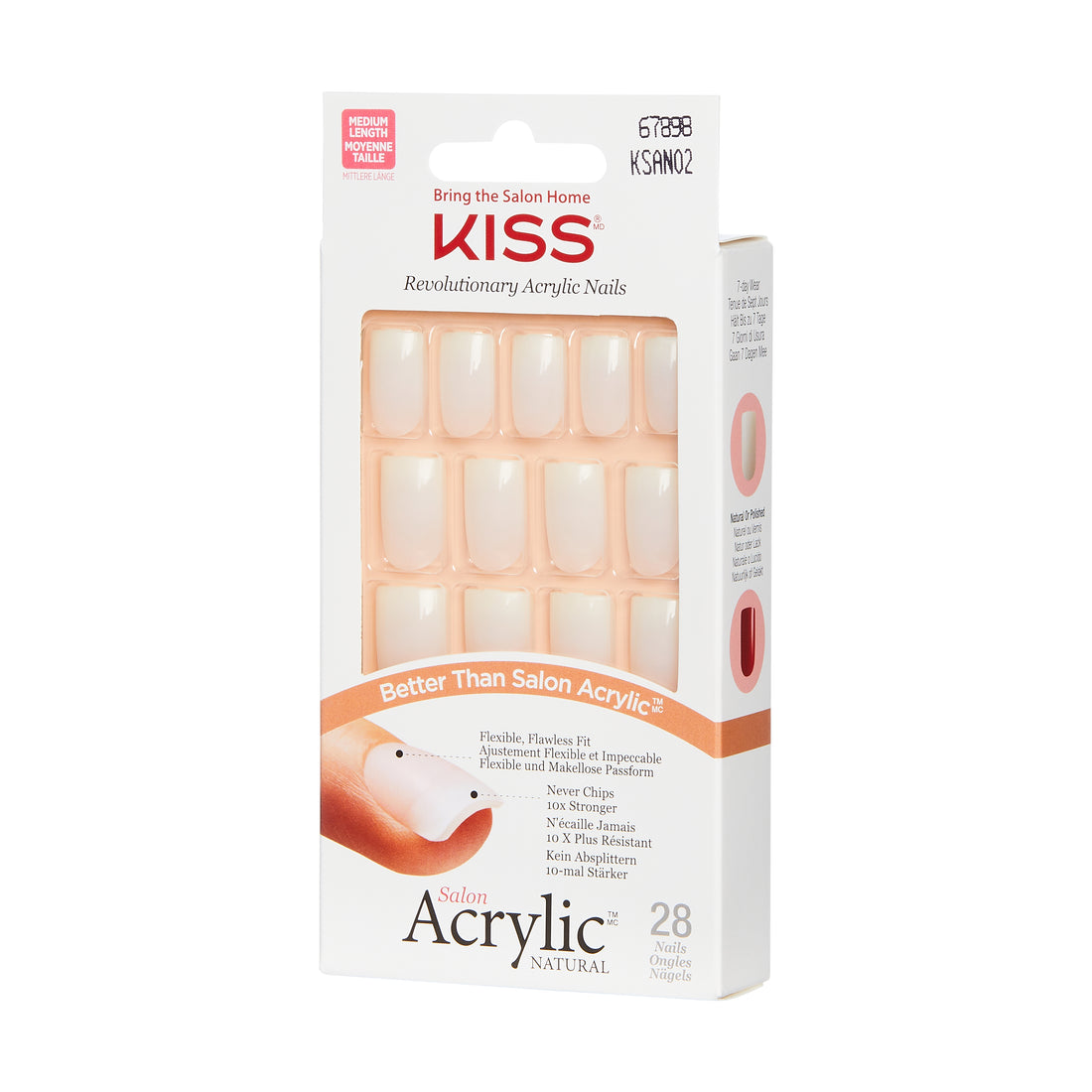 KISS Salon Acrylic Natural Nails - Euphoria